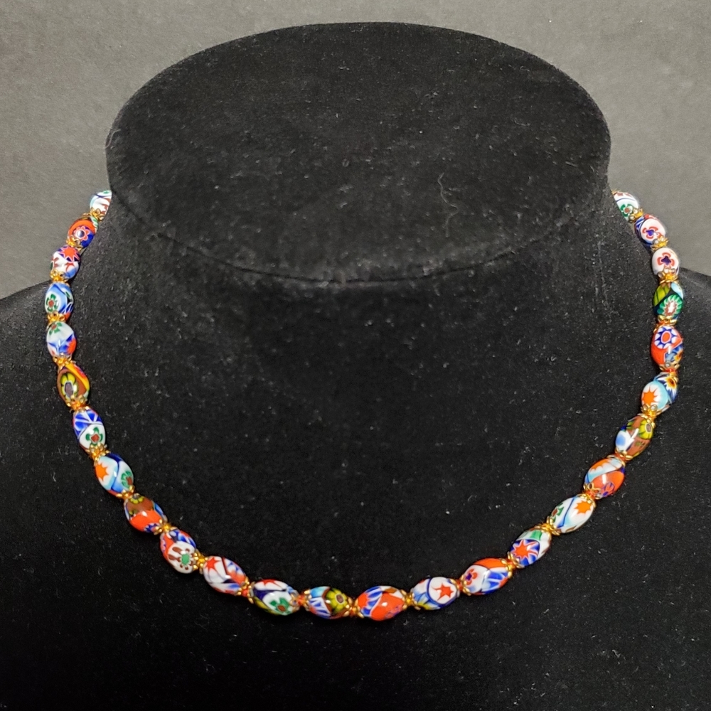 Murano Glass Bead Necklace